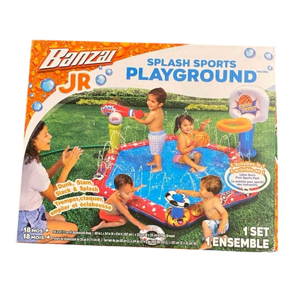 Banzai Jr Splash Sports Playground Park Arena Splash Pool Water